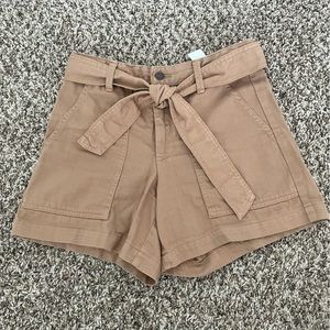 Banana Republic utility shorts, high waisted a-line shorts